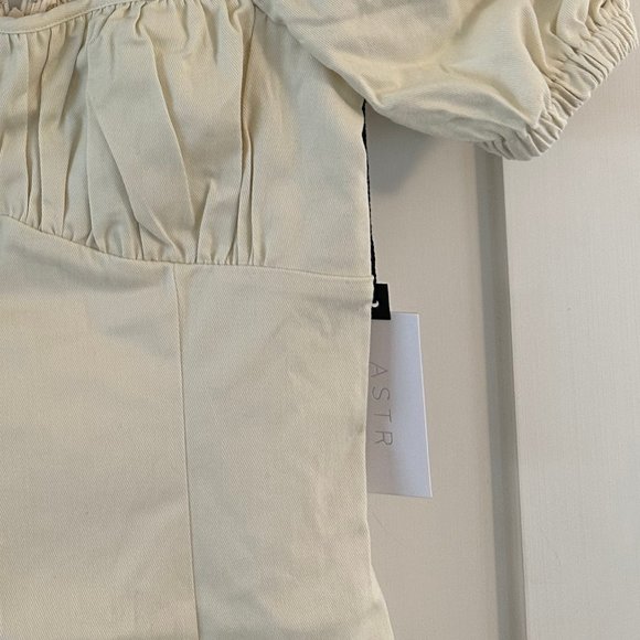 ASTR Mini Dress - NWT - Cream/White - Picture 7 of 8
